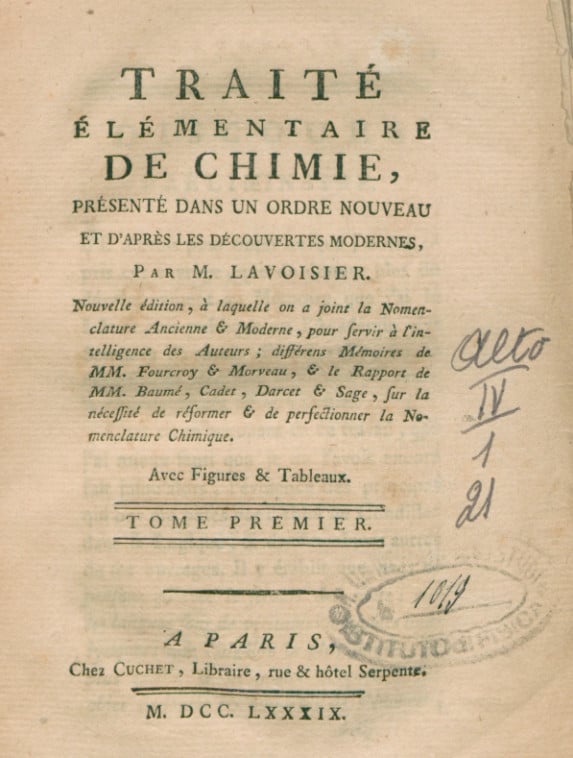 Biografi Antoine Lavoisier