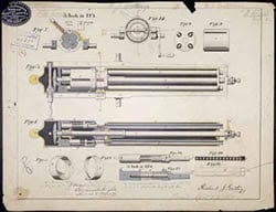 Biografi Richard Jordan Gatling - Penemu Senjata Mesin Pertama