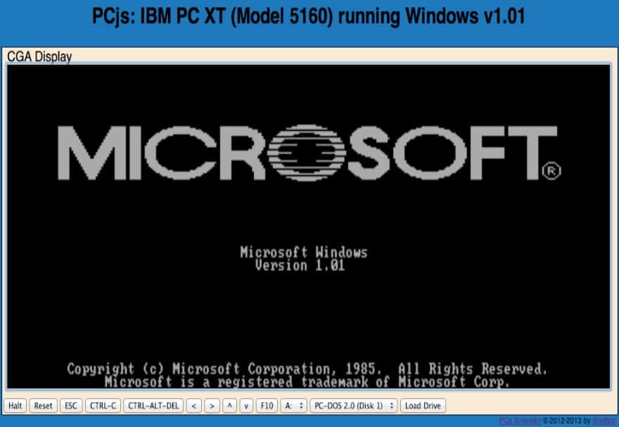 Microsoft Windows v1