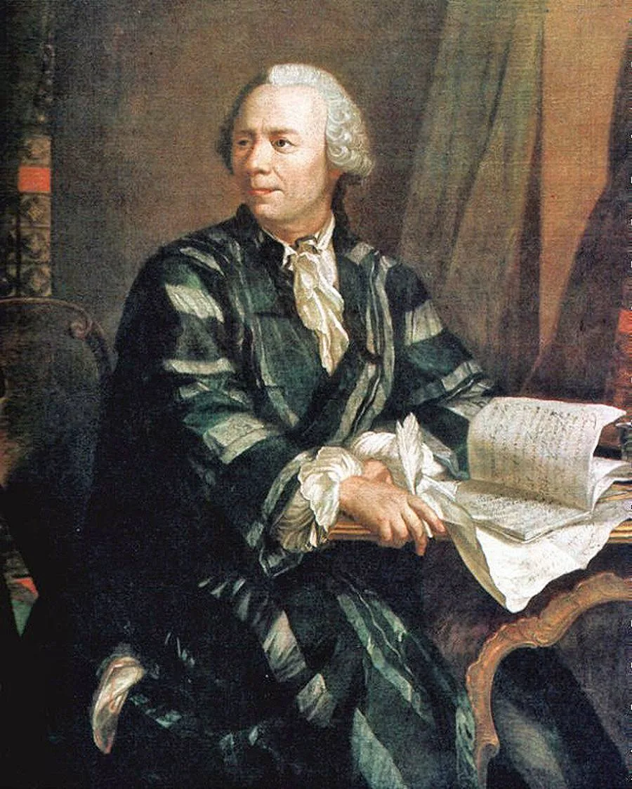 Biografi Leonhard Euler: Matematikawan Universal dan Warisan Opera Omnia di Era Digital 1 Leonhard Euler, potret pastel karya Jakob Emanuel Handmann (1753), Kunstmuseum Basel