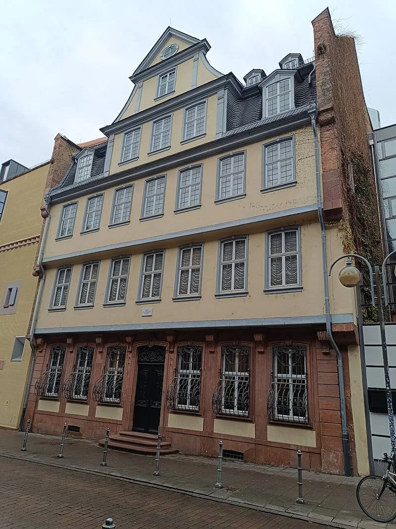 Goethehaus, rumah kelahiran Johann Wolfgang von Goethe di Grosse Hirschgraben, Frankfurt am Main
