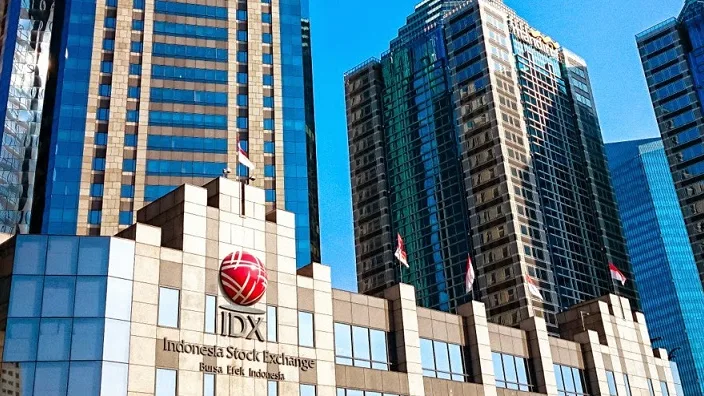 Gedung Bursa Efek Indonesia di kawasan SCBD Sudirman Jakarta